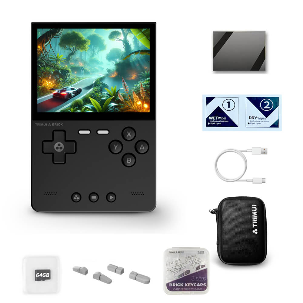 Trimui Brick Retro Handheld Game Console Full Set