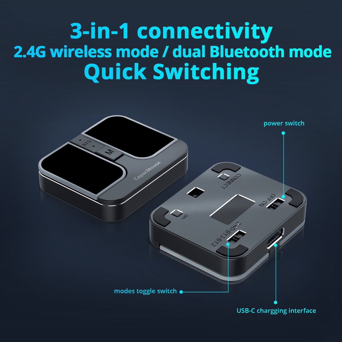 Timexplayer Mini Square Mouse