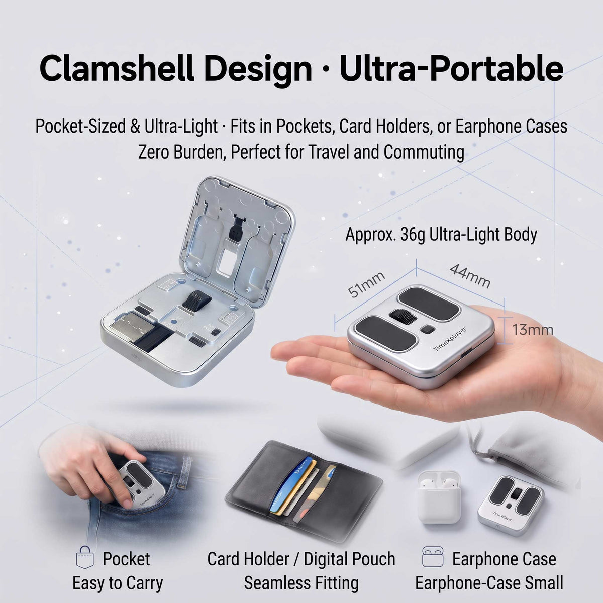 CapacMouse CAP2 Ultra-Slim Pressure-Sensitive Wireless Mouse