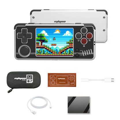 Miyoo A30 Handheld Console: 2.8" IPS, 512MB RAM, 10,000+ Games, 2500mAh Battery, Wireless Network, White