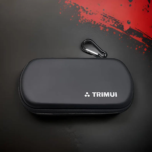 Trimui Smart Pro 5 inch Handheld Game Console, Travel Bag fits Trimui Smart Pro Accessories,Black/Double Pocket/Large Capacity