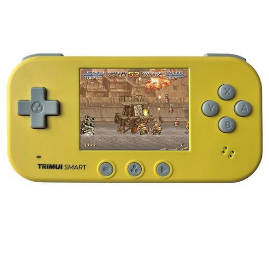 TRIMUI SMART Mini Handheld, 2.4" IPS Screen, 10,000 Built-in Retro Games, Yellow