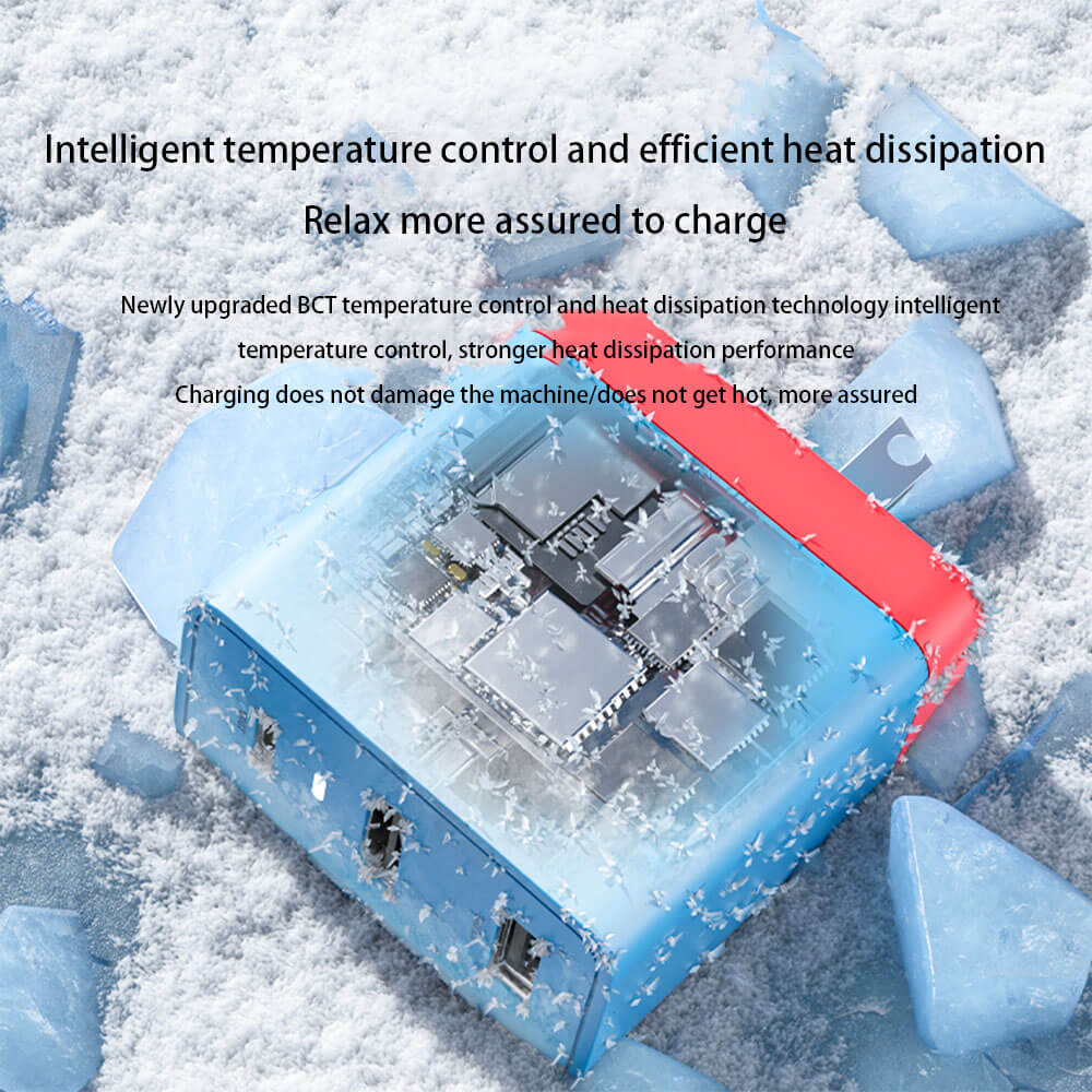 Switch Charger 3-in-1 Dock: 45W GaN Fast Charge  Stay Cool, Charge Smarter