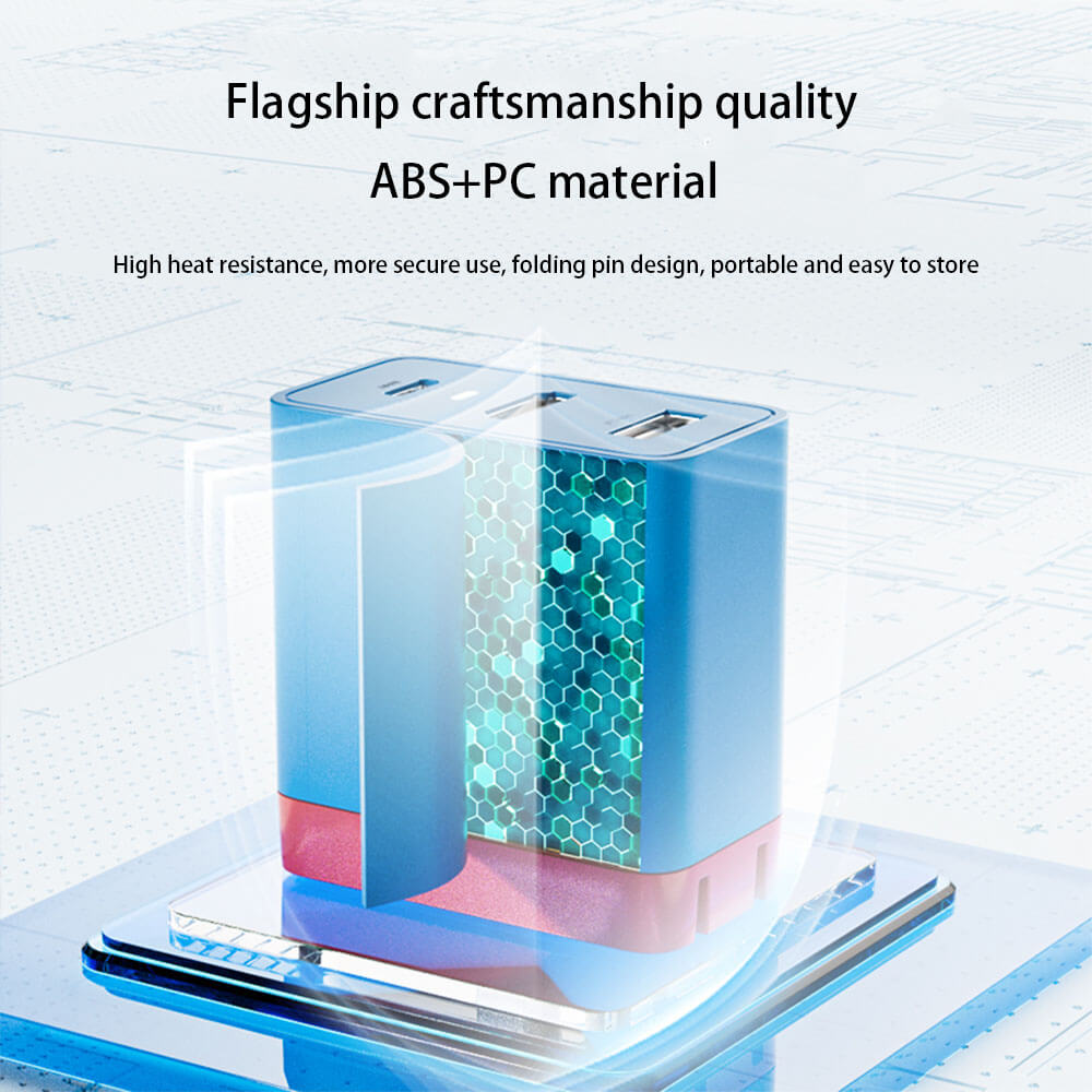 Switch Charger 3-in-1 Dock: 45W GaN Fast Charge Flagship craftsmanship qualityABS+PC material