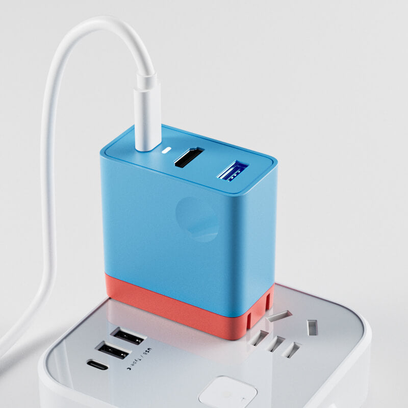 Switch Charger 3-in-1 Dock: 45W GaN Fast Charge,Perfect for On-the-Go Gamers & Pros