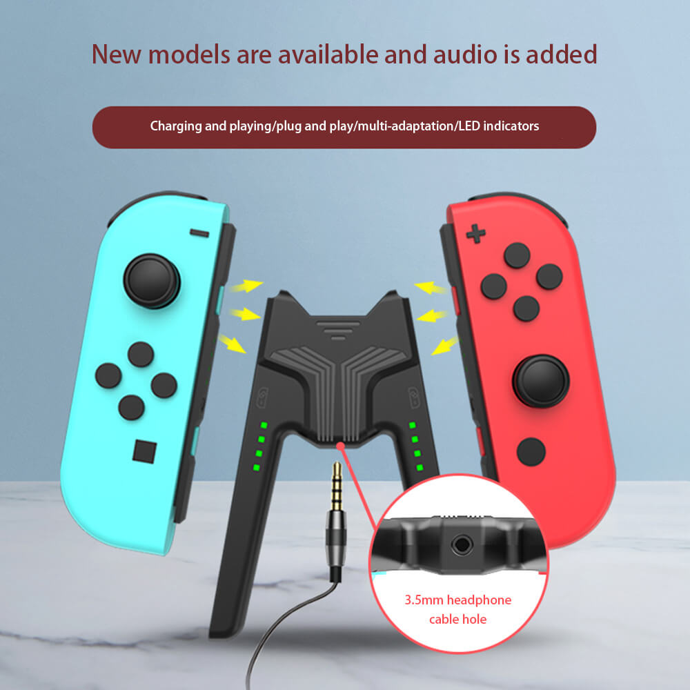 Joy-Con Charging Grip New models are available and audio is added