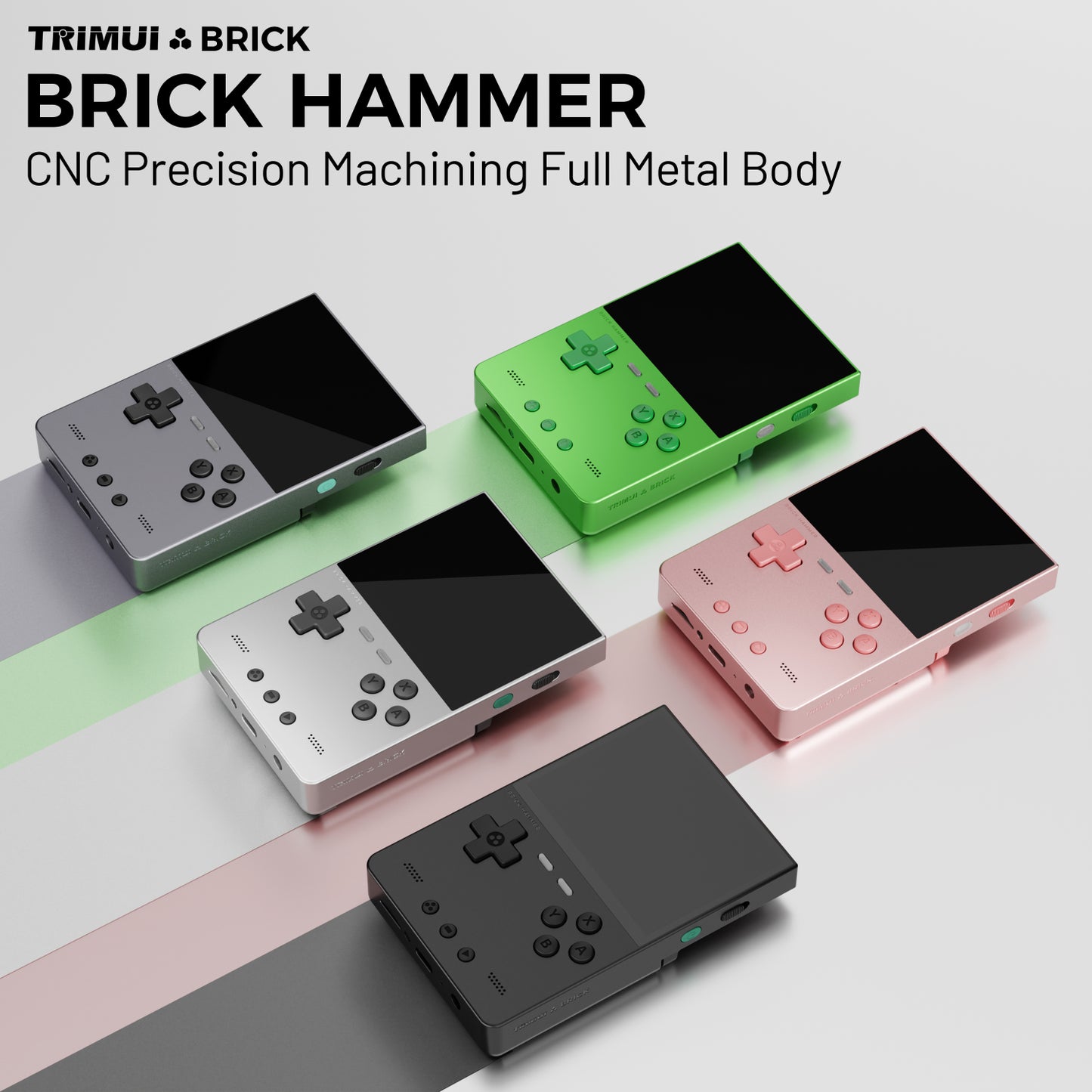 TRIMUI BRICK HAMMER Brick Metal 3.2 Open Source Handheld Game Console, Childhood Memories, Collection, Gift