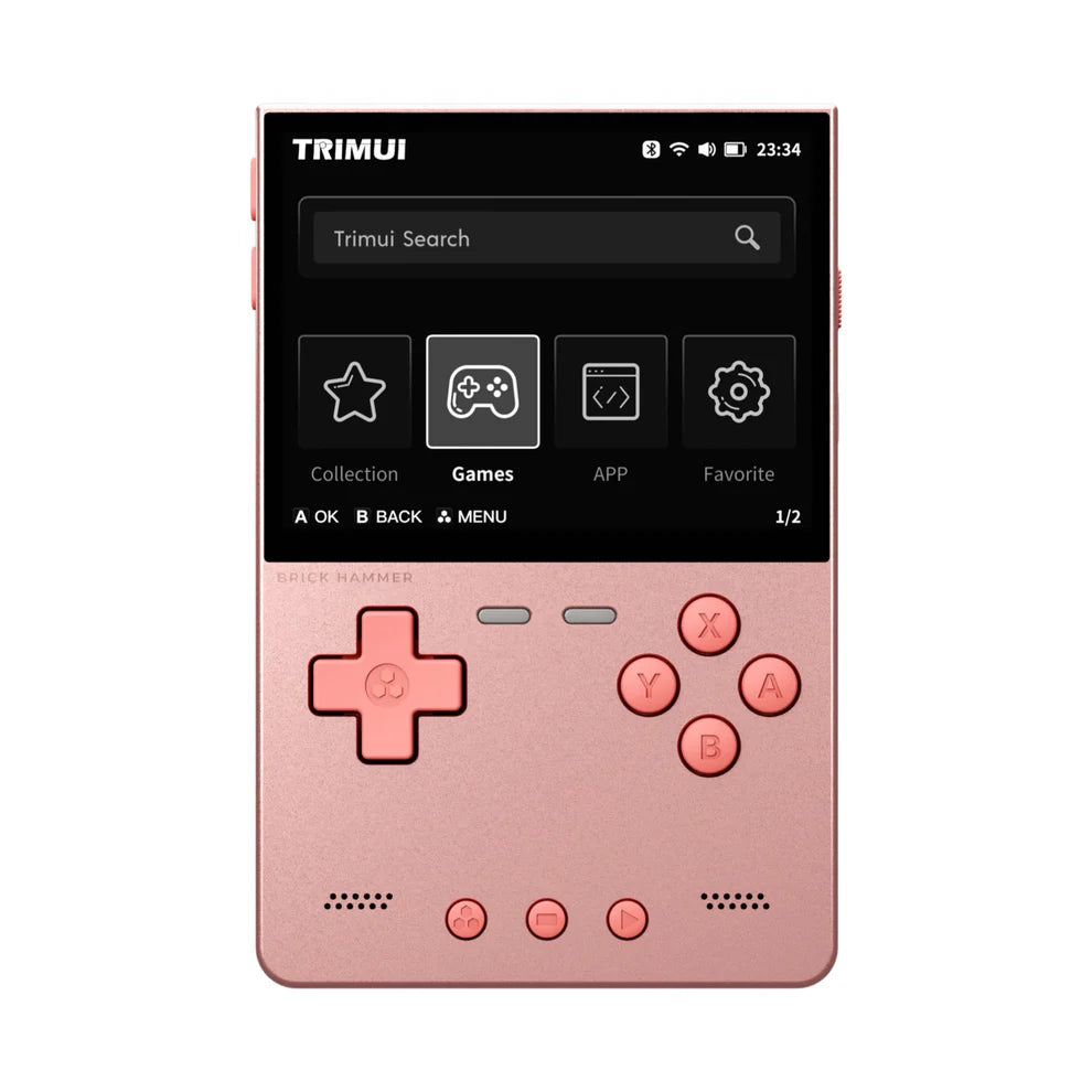 TRIMUI BRICK HAMMER Brick Metal 3.2 Open Source Handheld Game Console, Childhood Memories, Collection, Gift