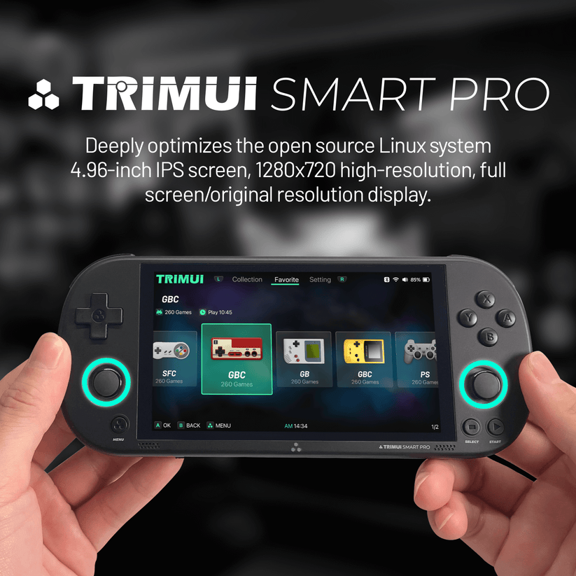 TrimUI Smart Pro-Retro Handheld Game Console – Timexplayer