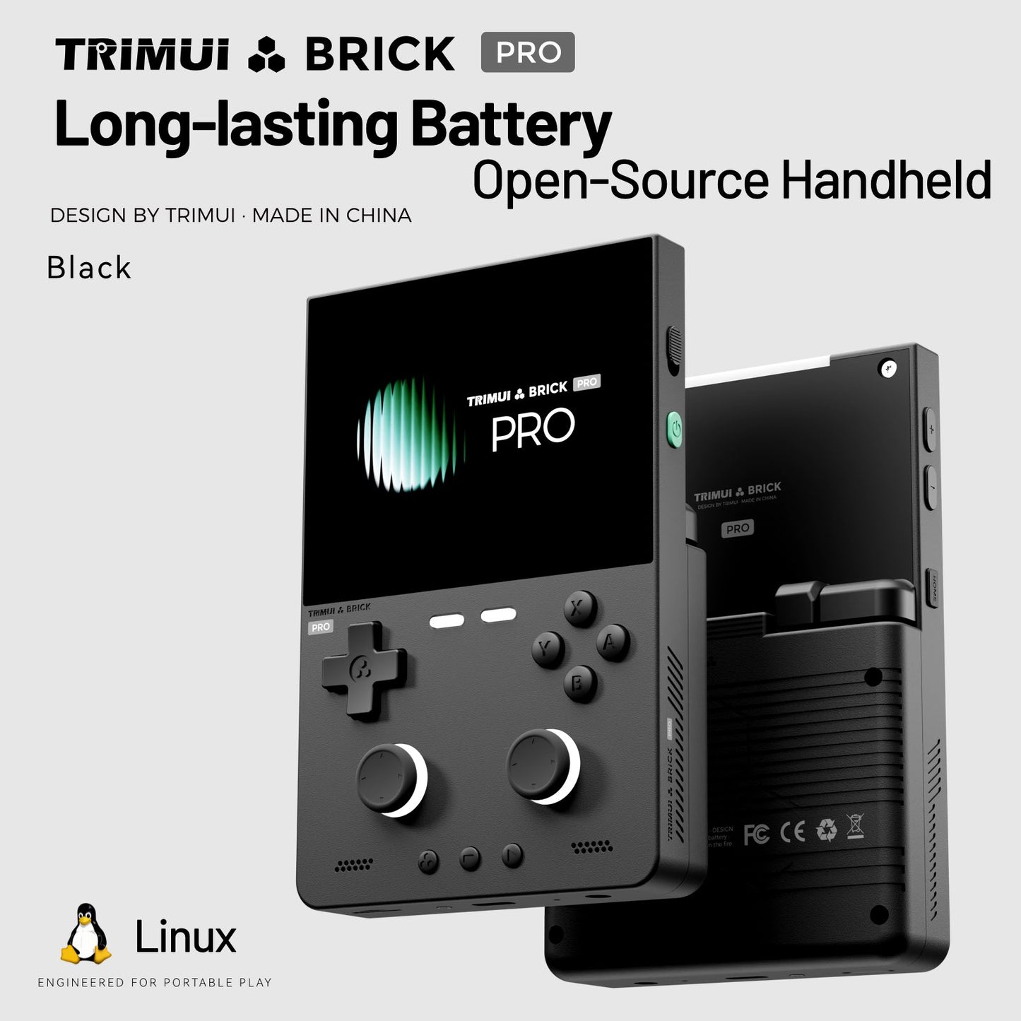 TRIMUI Brick Pro Handheld Game Console | CNC Metal Retro Gaming Device
