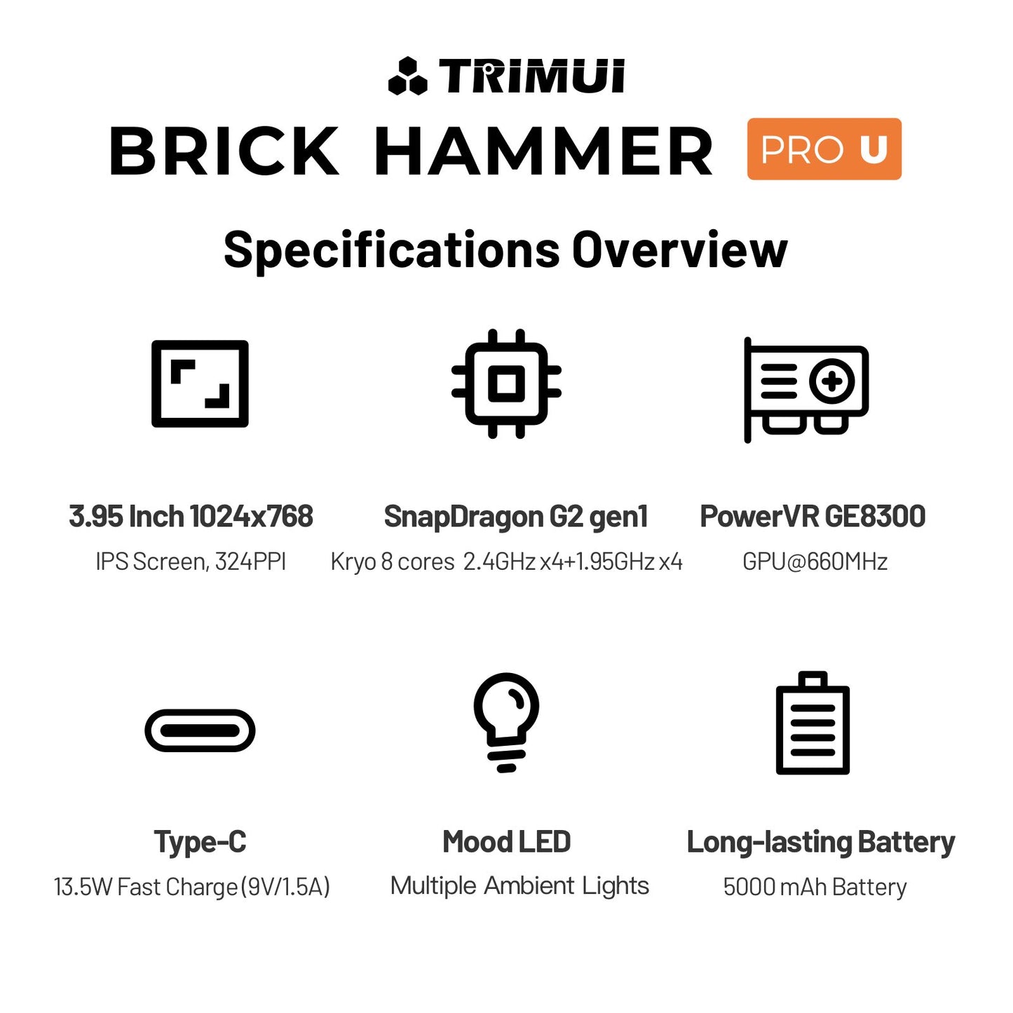 TRIMUI Brick Pro U Android Retro Handheld Console