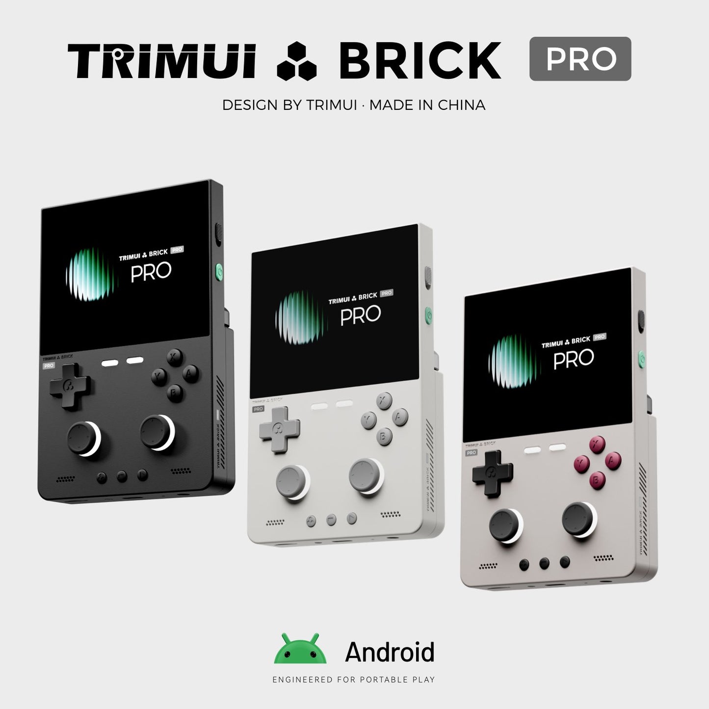 TRIMUI Brick Pro Handheld Game Console | CNC Metal Retro Gaming Device