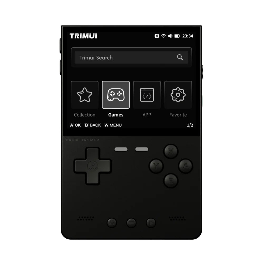 TRIMUI BRICK HAMMER Brick Metal 3.2 Open Source Handheld Game Console, Childhood Memories, Collection, Gift